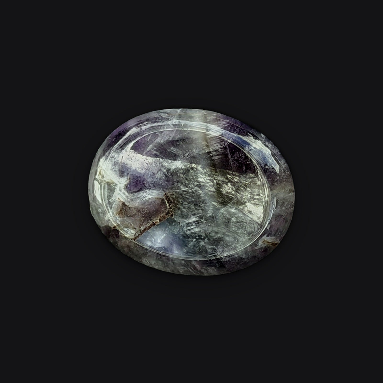 banded amethyst stone