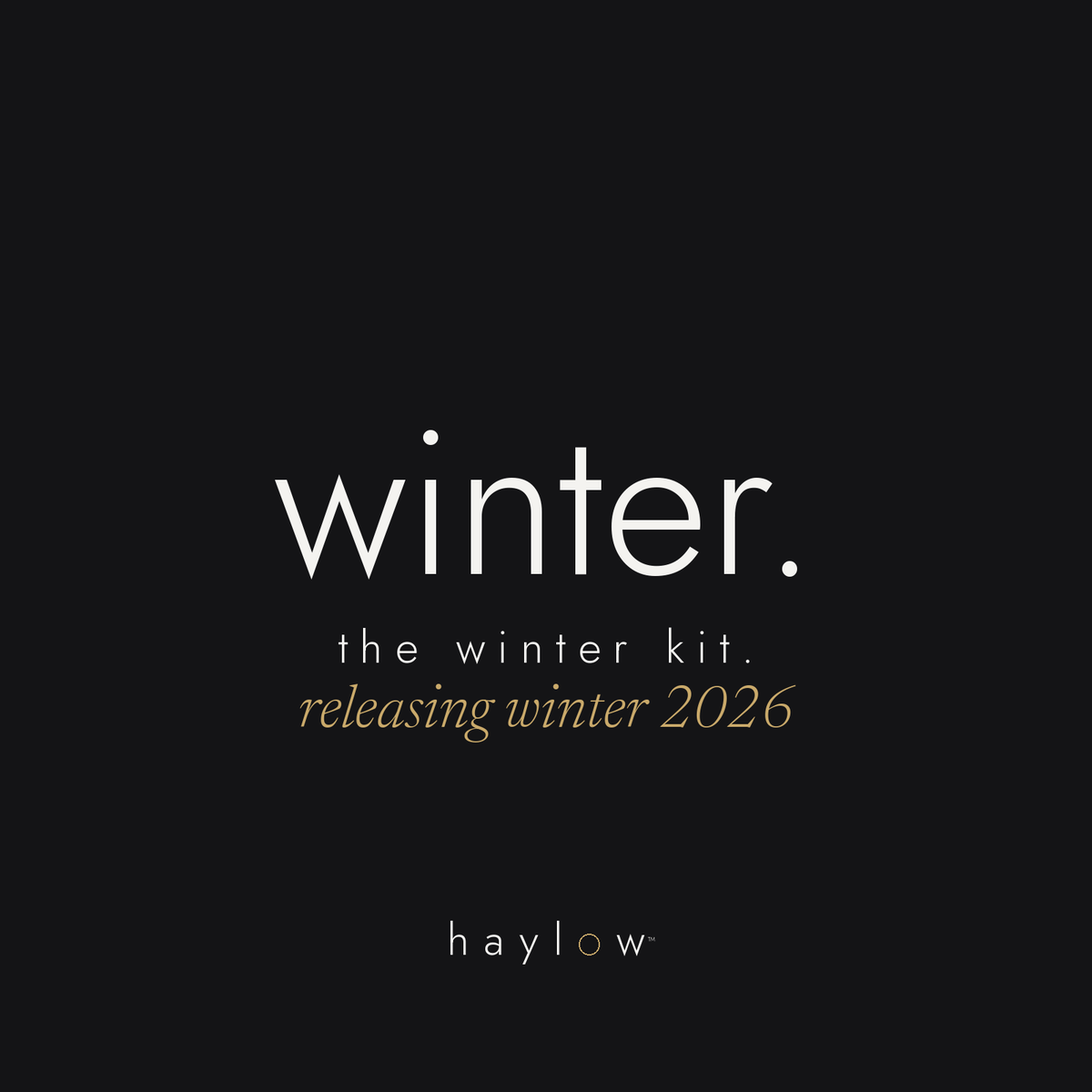 the winter kit.